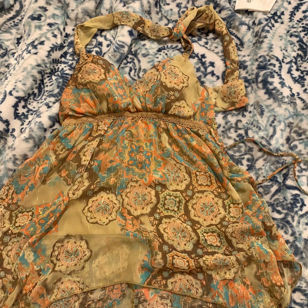 Boho haulter top